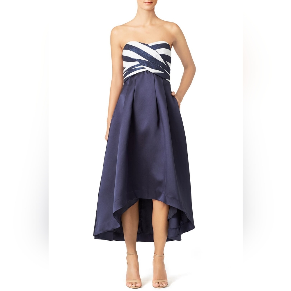 Shoshanna Strapless Hi Low Dress Size 10